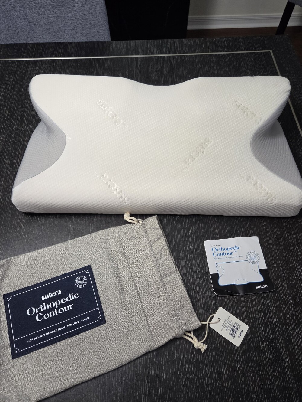 Sutera Orthopedic Contour Pillow - White